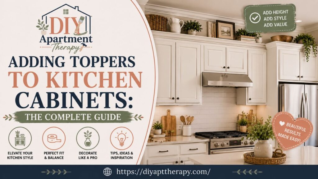 Adding Toppers to Kitchen Cabinets