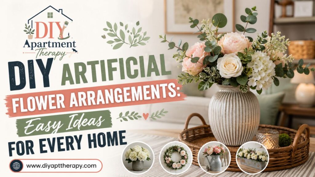 DIY Artificial Flower Arrangements