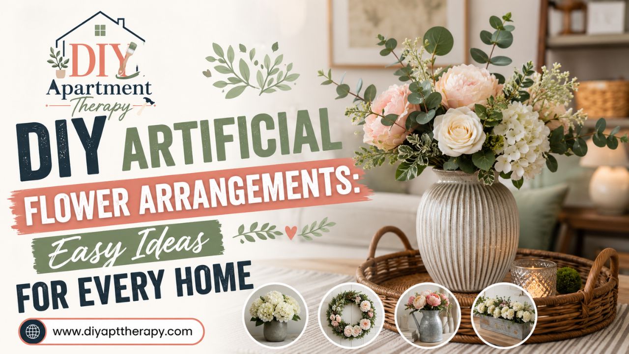 DIY Artificial Flower Arrangements