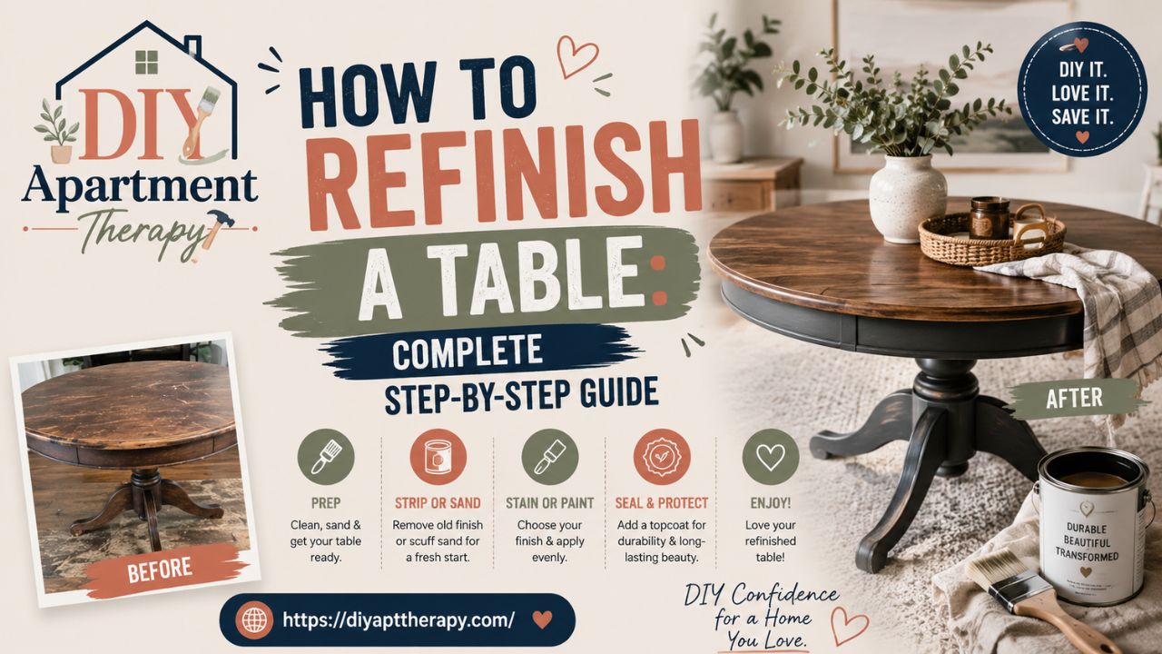 How to Refinish a Table