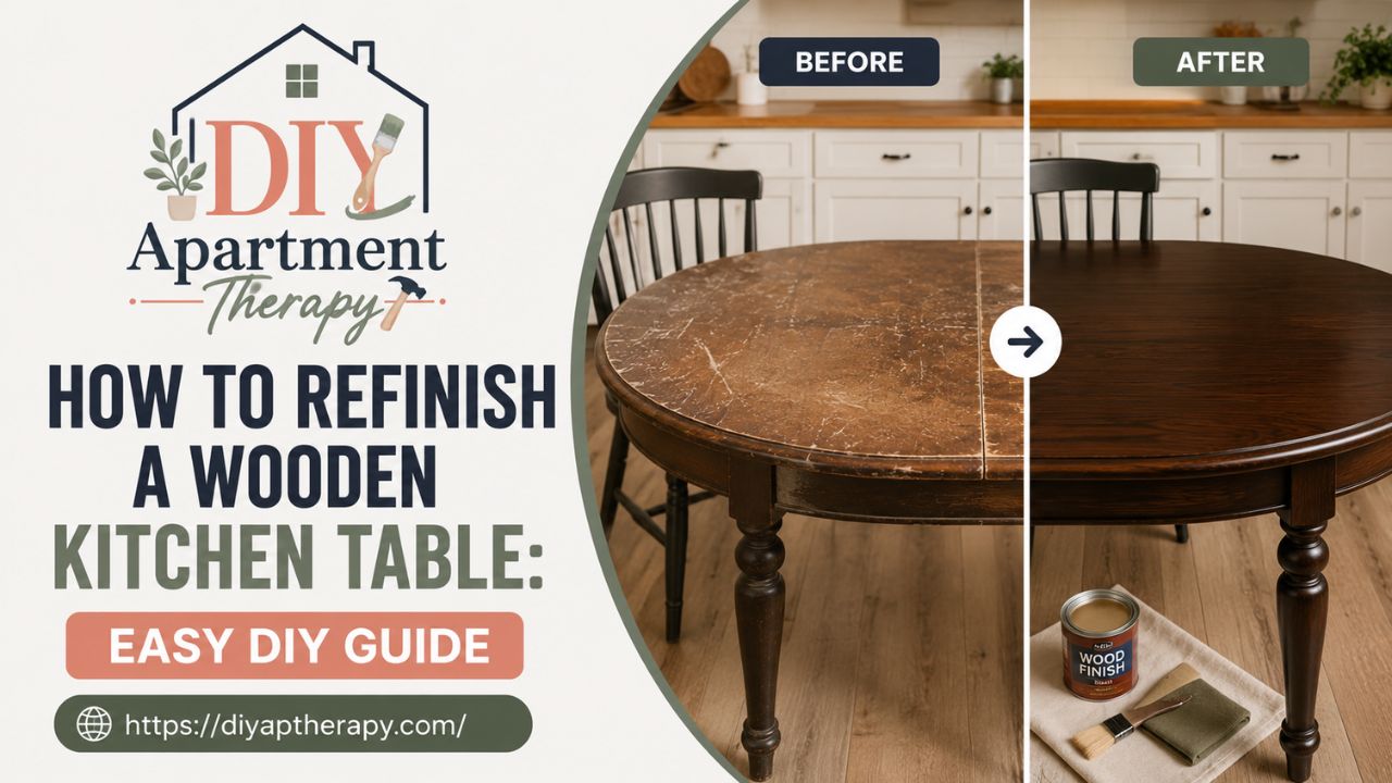How to Refinish a Wooden Kitchen Table