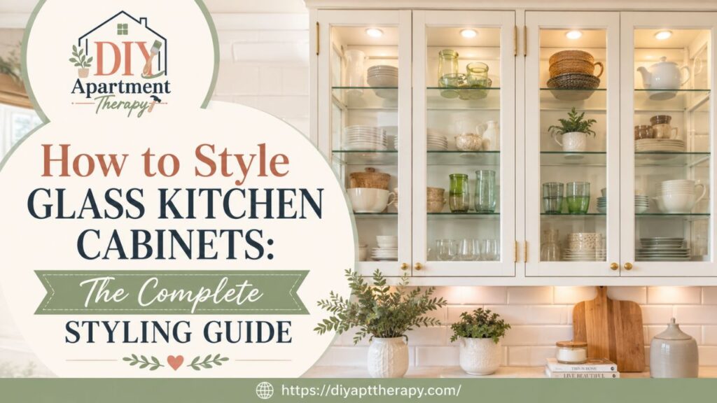 How to Style Glass Kitchen Cabinets