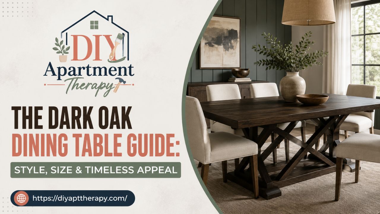 Dark Oak Dining Table