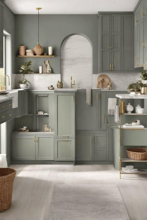 Gray Green Paint
