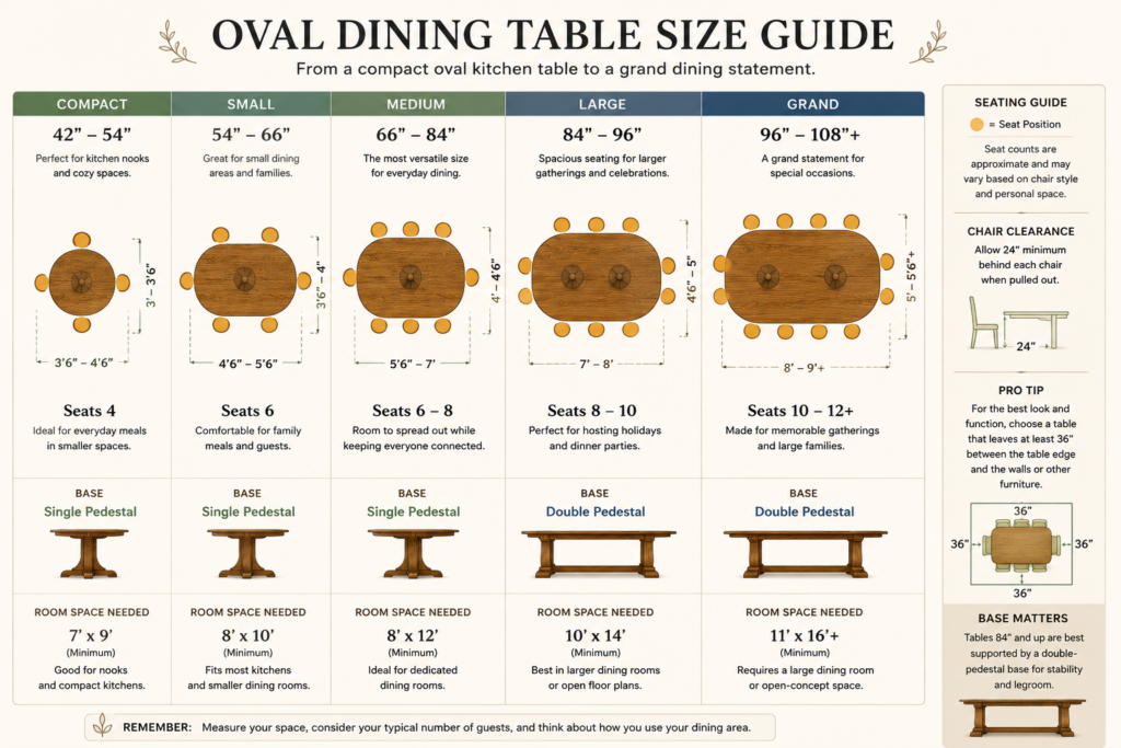 Oval Dining Table: Best Styles, Woods & Buying Guide