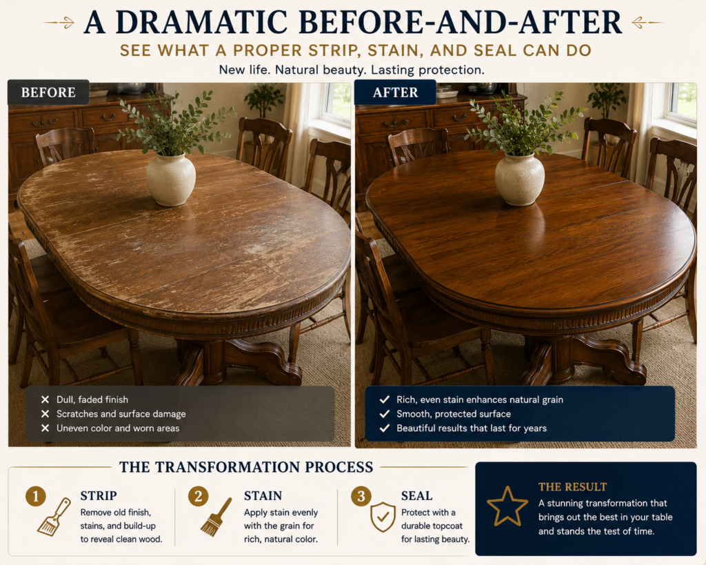 How to Refinish a Wooden Kitchen Table: Easy DIY Guide