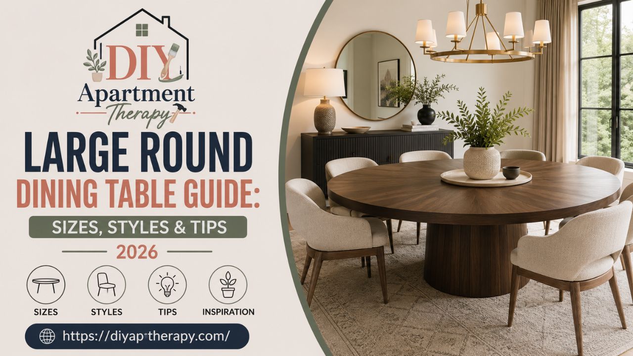Large Round Dining Table